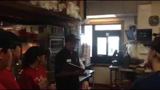 How a boss (like me) does a KFC Shift huddle!!!
