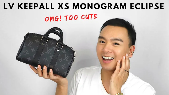 THE NEW "IT" BAG?!?  Louis Vuitton Keepall XS Monogram Eclipse | Review/What Fits/ModShot/Comparison