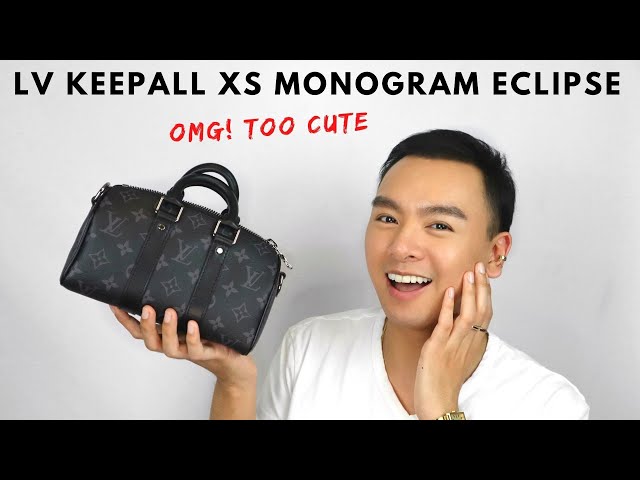 Louis Vuitton Keepall XS Monogram Eclipse Reverse Black