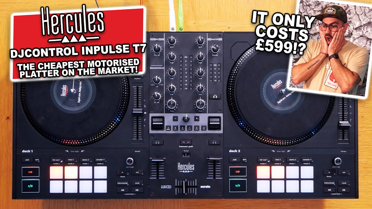 Hercules DJ Control Inpulse T7 controller - Motorised platters for