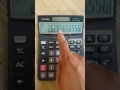 change comma in casio calculator - YouTube