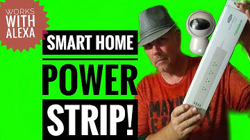 Smart Power Strip Works with Alexa, Google Home & Smart Life App!