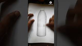 Pencil Sketch | Draw a Steel Water Bottle Easy Step By Step Drawing #shorts
