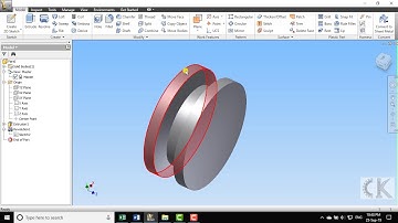 Inventor - Hướng dẫn lệnh xoay cắt đối tượng - REVOLVE CUT