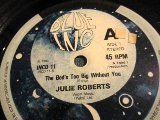 Julie Roberts  - The bed`s too big without you. 1980  (12" Reggae/Lovers Rock)