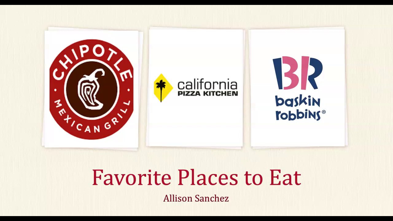 Favorite Places to Eat ! - YouTube
