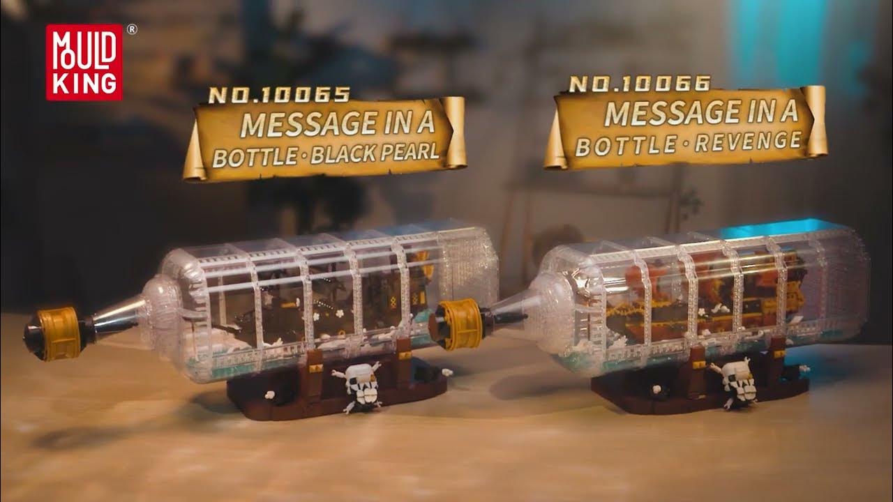 Mould King 10065 10066 Black Pearl drift bottle Revenge Queen Anne
