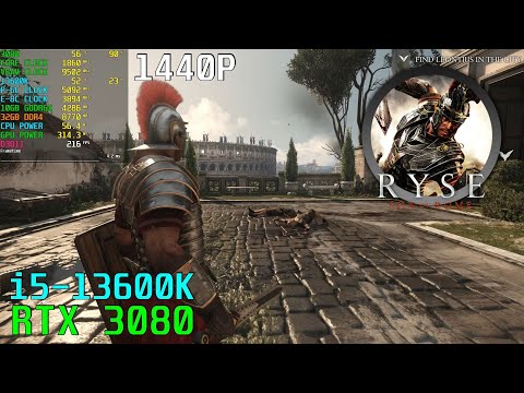 Ryse Son of Rome [High] RTX 3080  - 13600K 5.1GHz 1440P