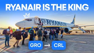 Why Ryanair Is King Girona-Costa Brava To Brussels Flight Report Gro - Crl Boeing 737-8As