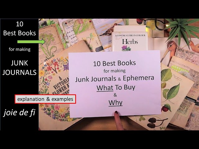 10 Best Books For Making Junk Journals ⭐ What To Buy And Why class=