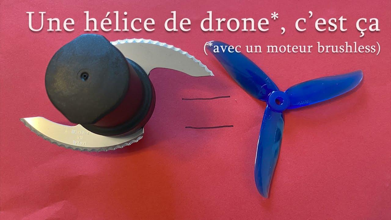 Hélices de drone: danger! 