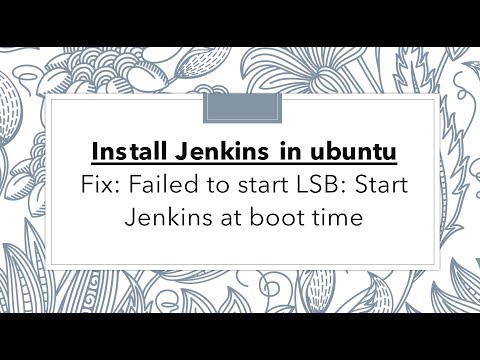 Fix: Fix Failed to start LSB: Start Jenkins at boot time