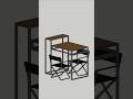 Compact Folding Table Transformation | Smart Home Furniture