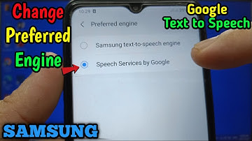 How to change preferred engine into speech services by Google on Samsung Galaxy A02 | Text to Speech