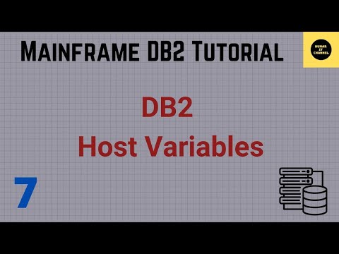 Host Variables in DB2 - Mainframe DB2 Tutorial - Part 7