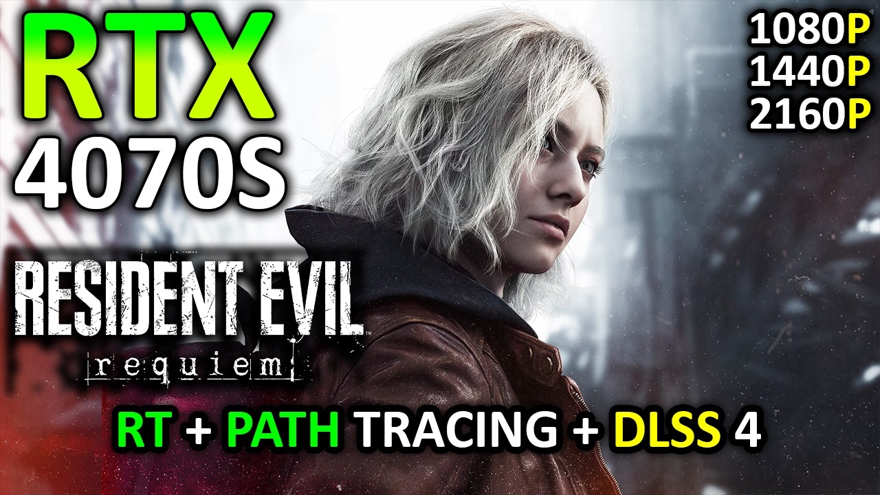 Resident Evil Requiem on RTX 4070 Super | Ray/Path Tracing + DLSS 4 ...