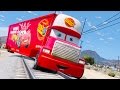 Mack Truck in Trouble with Train - Disney Pixar Cars Cartoon for Kids (Nursery Rhymes Songs)