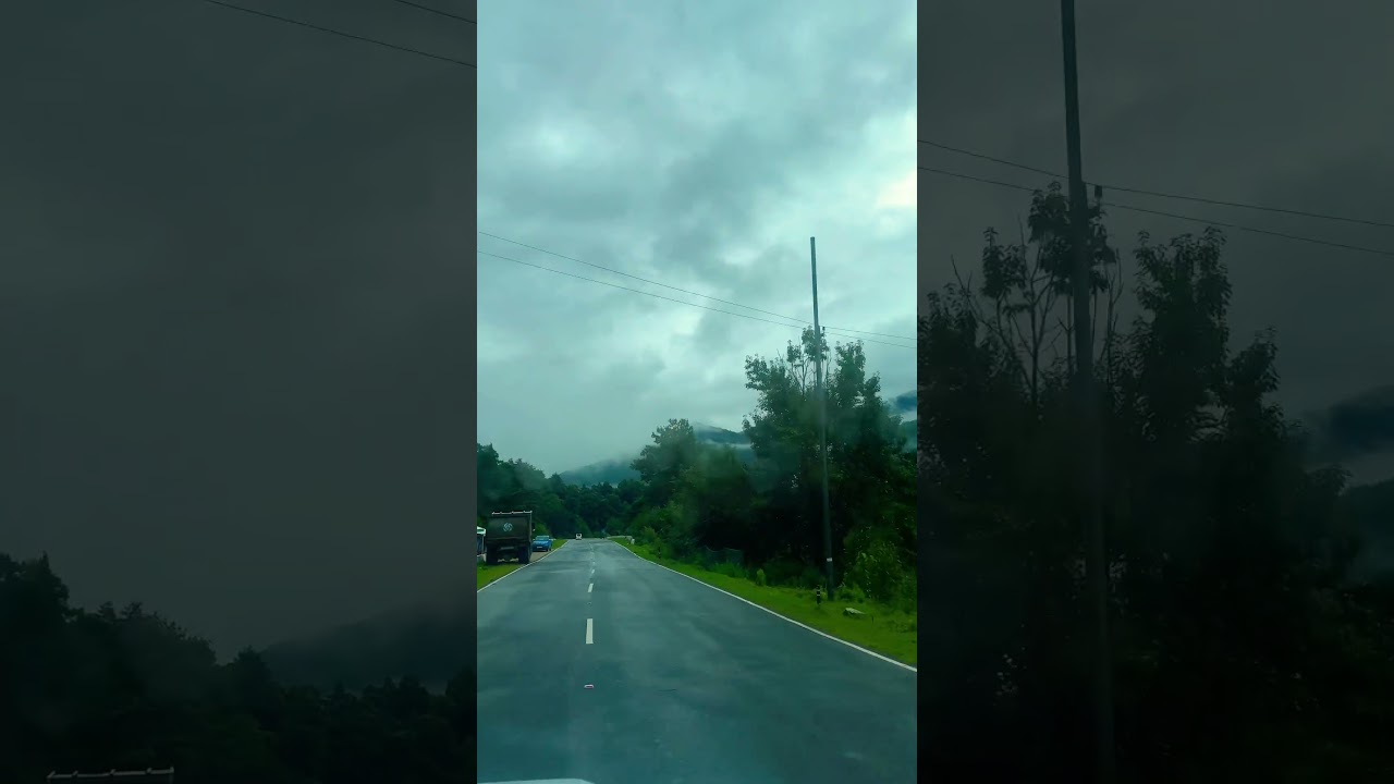 Driving into the nature’s calm !