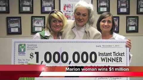 Laura Pittman wins a million dollars in the lottery