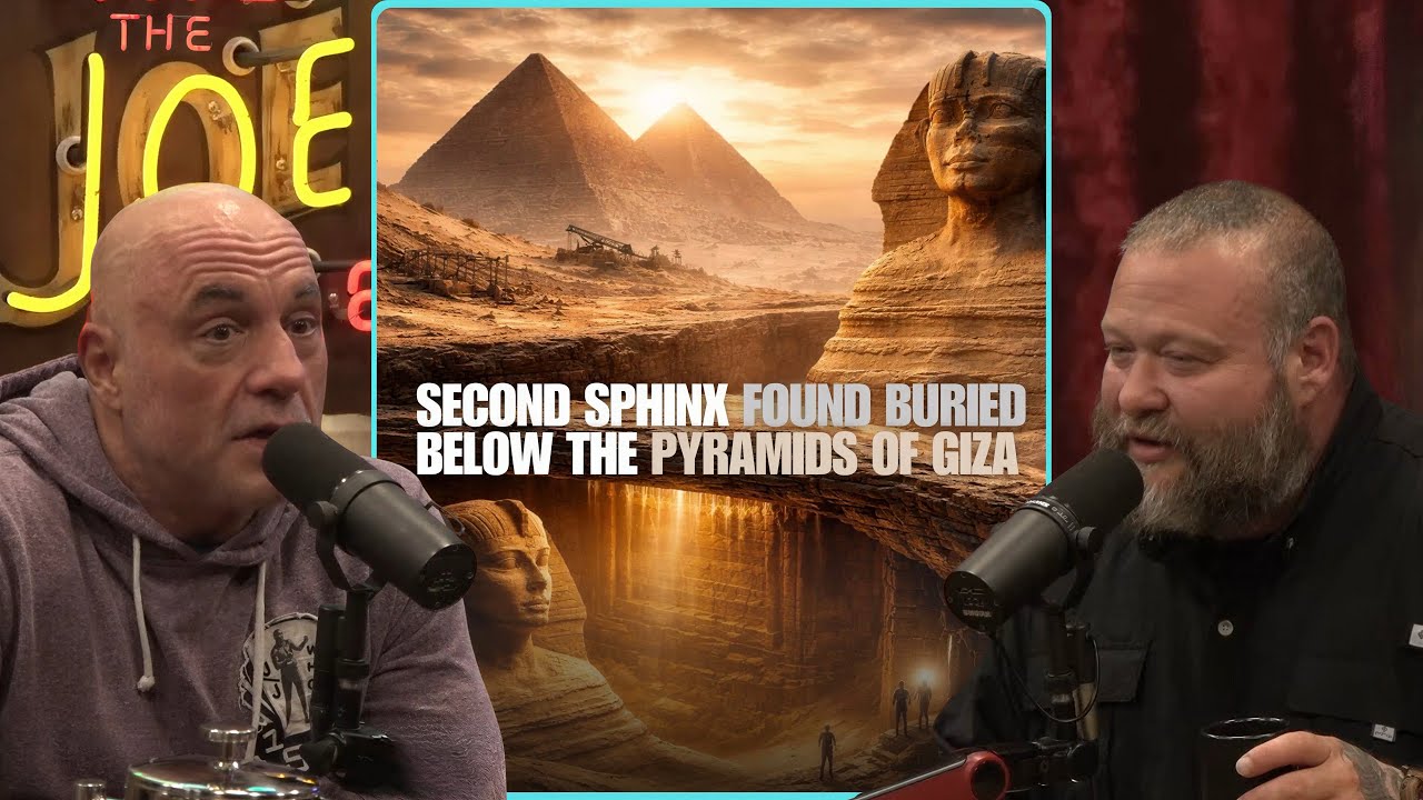Joe Talks About The Discovery Of A Second Sphinx Near The Great Pyramid | Joe Rogan & Action Bronson