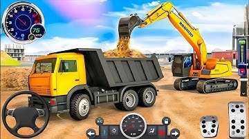 Real Construction Simulator 3D - JCB Excavator Driving Games 2025 - Android Gameplay