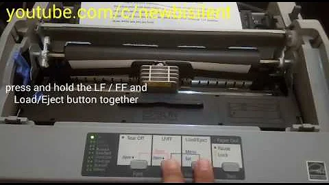 How to print the current settings EPSON LQ-310 or LX-310