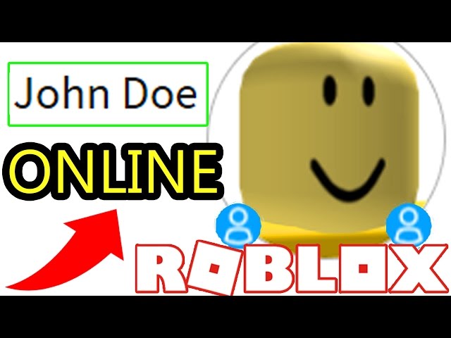 OMG! JOHN DOE is ONLINE in Roblox!!!! 