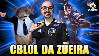 MESMO VELHO, APOSENTANDO E CALVO o SHINI AINDA É CRAQUE - CBLOL DA ZUEIRA