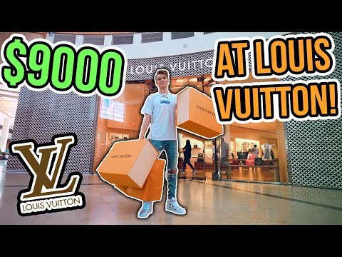 Louis Vuitton shopping spree! LOVE the art they put into LV