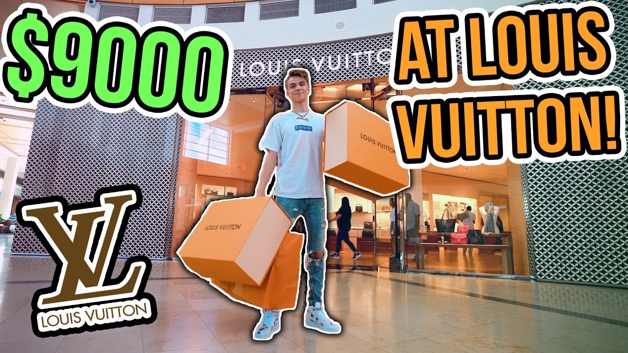 INSANE $9000 LOUIS VUITTON SHOPPING SPREE!! 