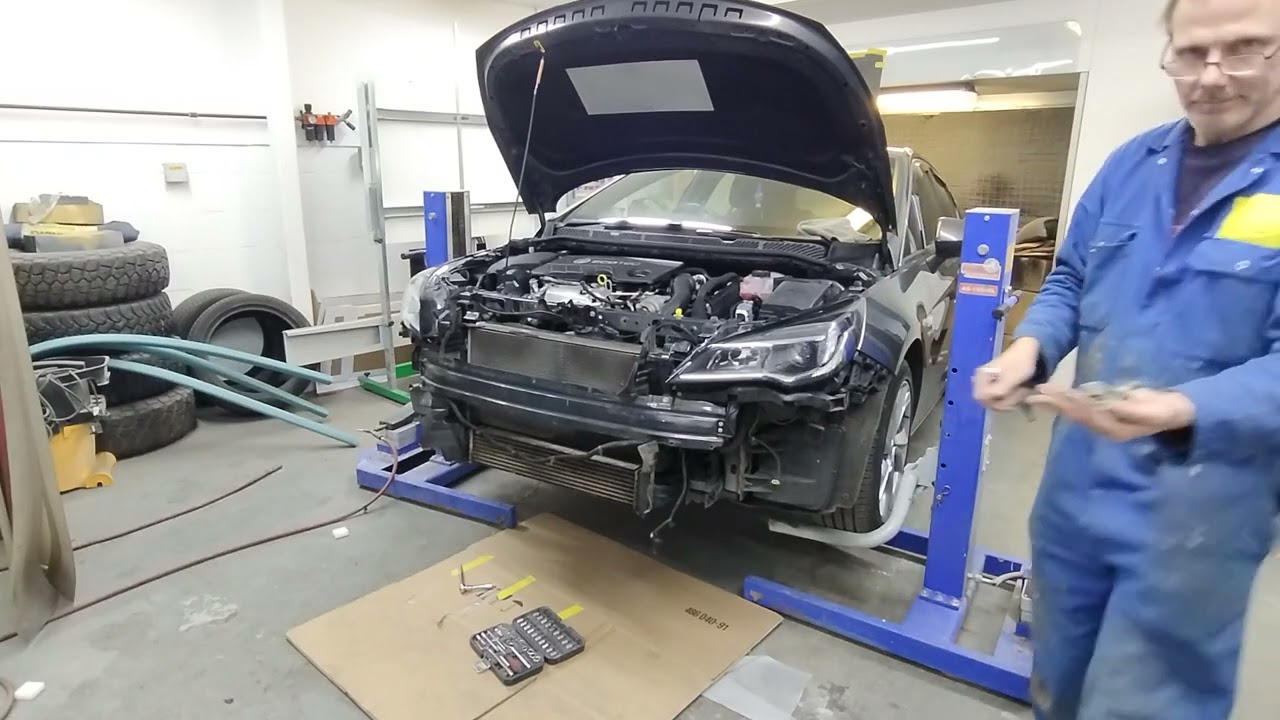 Astra k (2016-) front end rebuild after radiator change