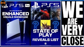 PLAYSTATION 5 - NEW FANTASTIC PS5 PRO GRAPHICS SHOWCASE / STATE OF PLAY GAMES LIST OUT!? / NAUGHTY …
