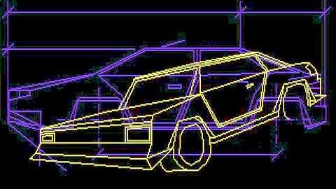 Q-Basic drawing program.