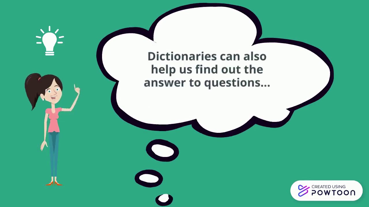 Using A Dictionary YouTube