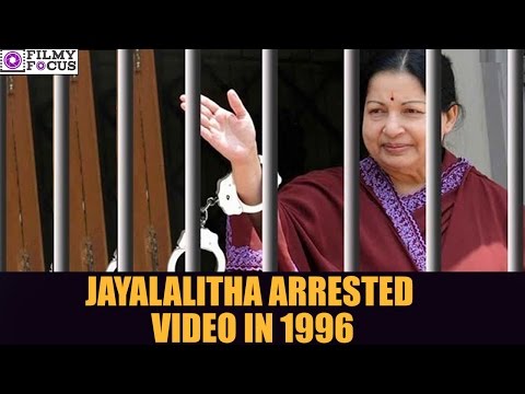 Jayalalitha Arrested Video In 1996 | Jayalalitha Rare Pics In Jail Hqdefault
