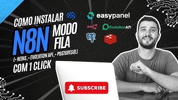 Como instalar n8n em modo fila + Evolution, Redis e PostgreSQL com 1 clique no EasyPanel