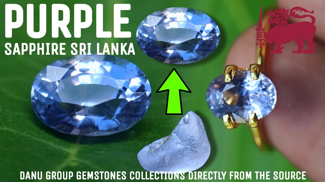 One of the amazing, calm colour in corundum family Purple Sapphire  - Danu Group Collections
