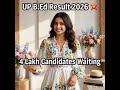 UP B.Ed JEE Result 2026 🚨 Result Date Update | 4 Lakh Students Waiting #shorts