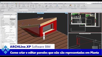 Software BIM ARCHLine.XP: Como Criar e Editar Paredes Sem Representação em Planta
