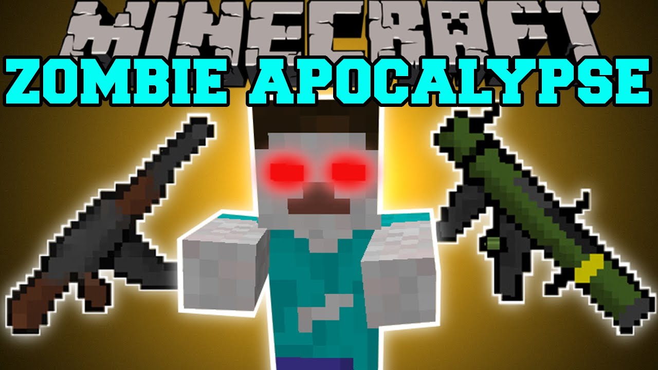 Minecraft: ZOMBIE APOCALYPSE MOD (CITIES, GUNS, INVASIONS, STRUCTURES