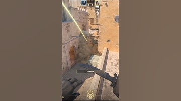 Крутой Смок на Двери Мида на карте Dust2 CS2! #cs #csgo #cs2 #counterstrike #кс #shorts #dust2