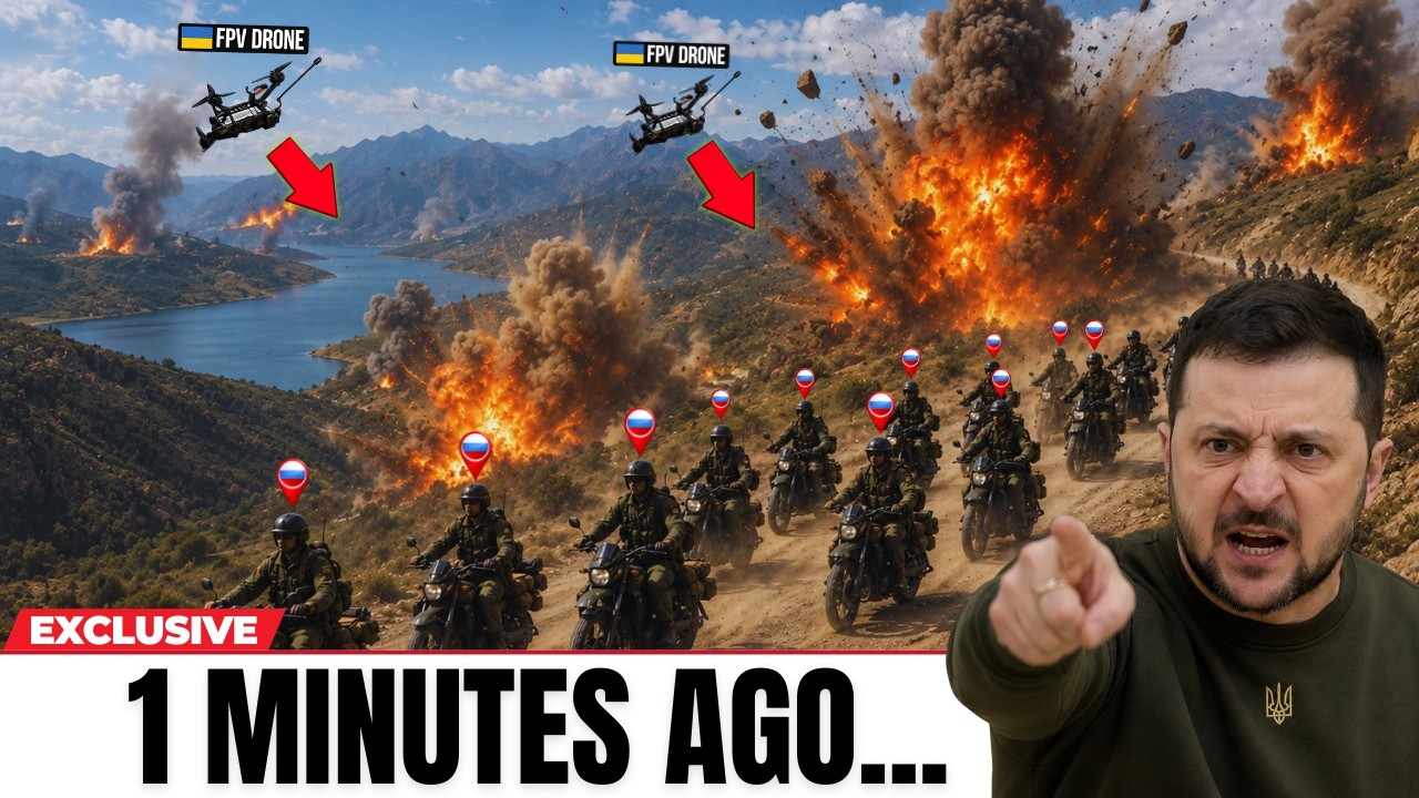 Russian Assault Convoy Charged Toward Ukraine's Supply Line – 1 Minutes Later, GONE!