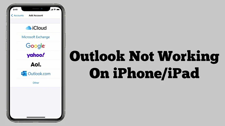 Outlook Not Working on iPhone/iPad iOS 15 - Fixed 2022