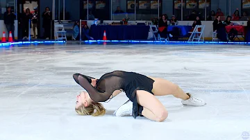 "Vampire" Amber Glenn performs to Olivia Rodrigo at the Patriot Figure Skating Club's 2024 Ice Show