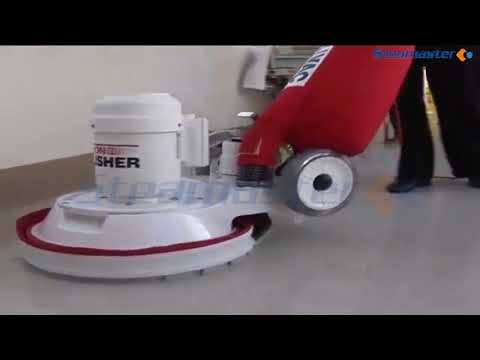 Polivac Pv25 Suction Floor Polisher With Filtration Bag And Pad Holder Youtube