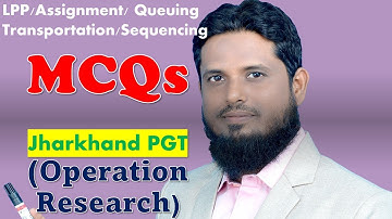 MCQ 2 OPERATION RESEARCH, LPP, Assignment problems, transportation, queuing, sequencing, duality qs