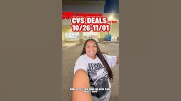 CVS Deals 10/26-11/01 #cvs #cvsdeals #cvspartner