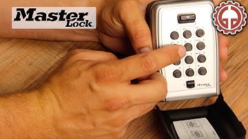 Master Lock Push Button Wall Mount Lock Box UNBOXING 5423D