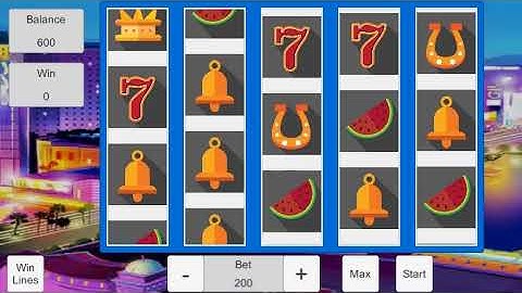 Slot Machine game (Demo)