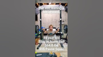 315 lbs Pause Squat 💪